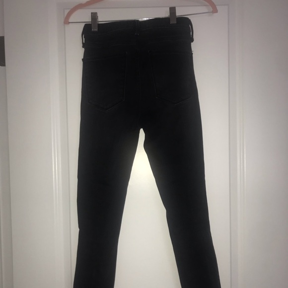 Black ripped jeans (worn 2 times) - Picture 4 of 5